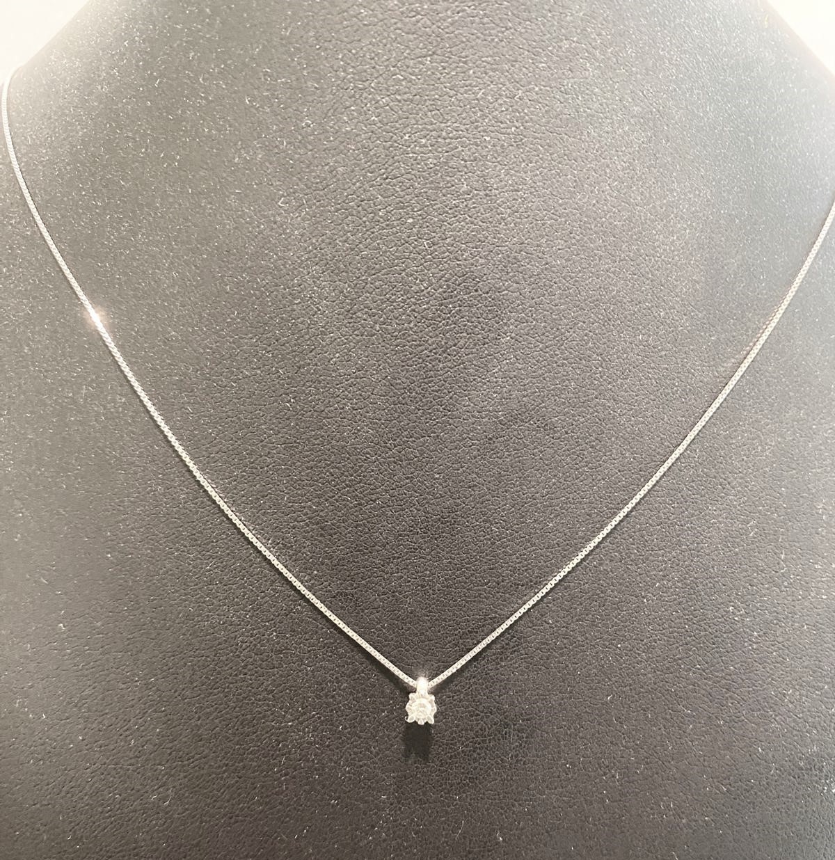 Collana Elli Donne Con Pendente Fiore Di Frangipani E Diamante (0.03 Ct) - Argento 925 Placcato Oro Rosa