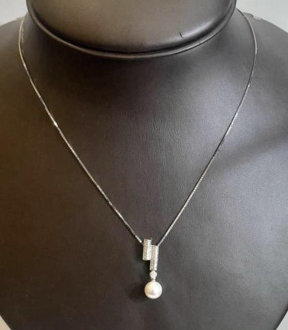 CARISSIMA Collana Snake In Oro Bianco 18 Carati – Unisex, Lunghezza 46 Cm (18") – Gioiello Di Alta Gioielleria In Lussuosa Confezione Regalo